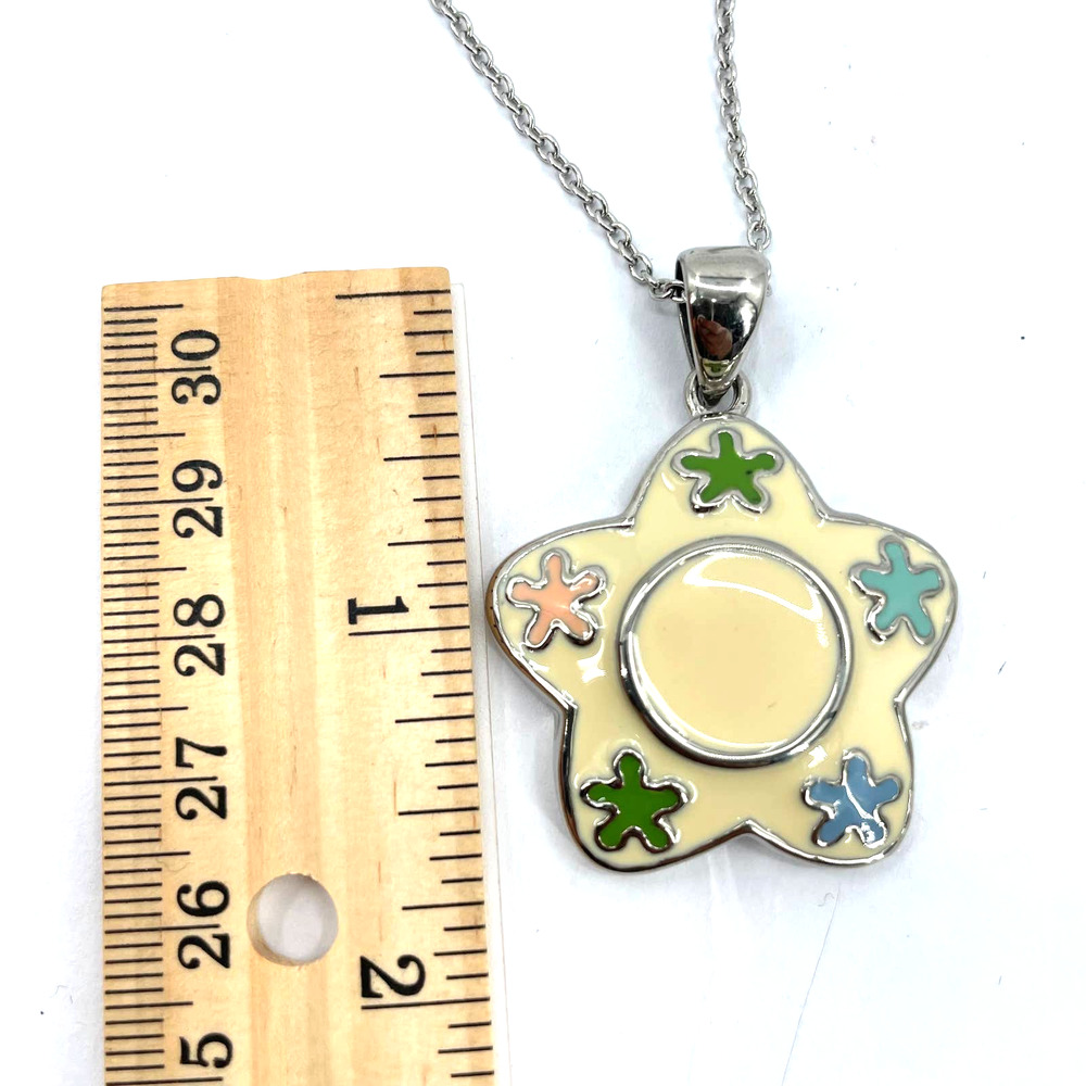 Fashion Pendant Silver Color Chain Women's Necklace - Picture 8 of 9
